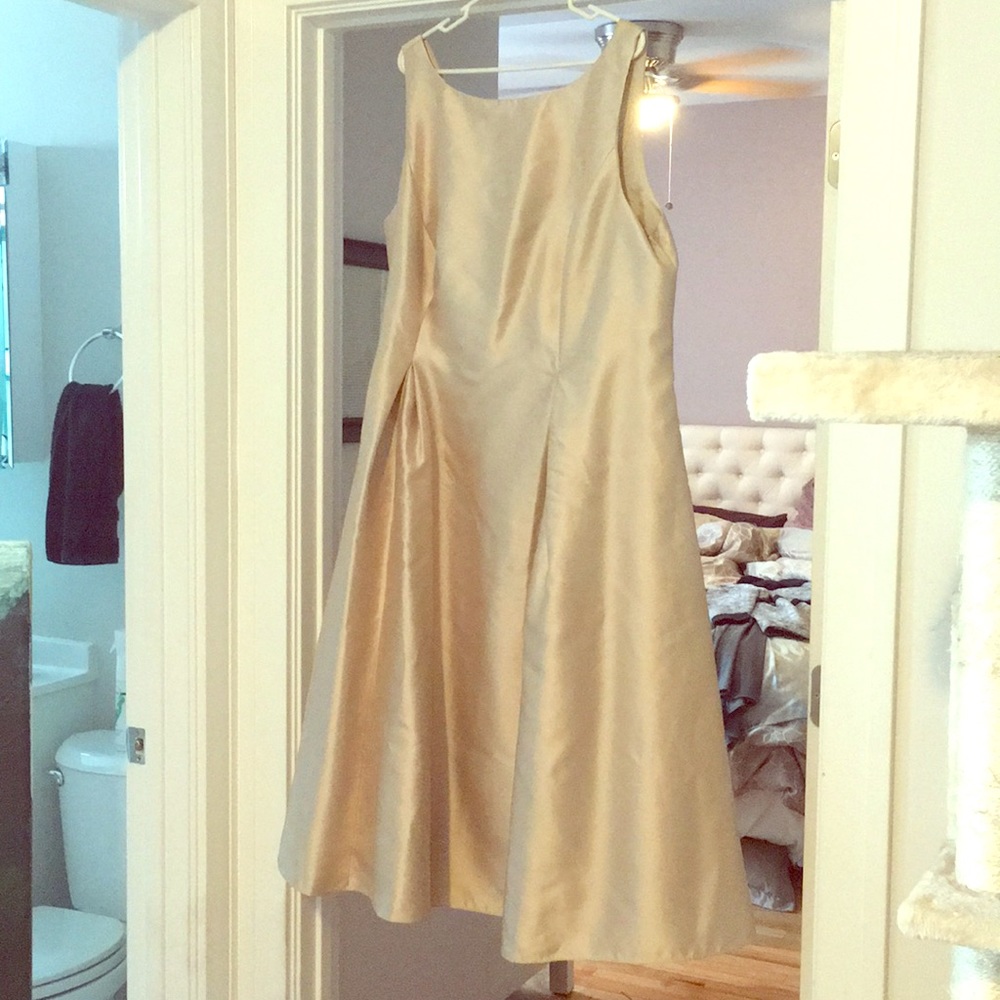 Sleeveless Mikado Fit & Flare Midi Dress